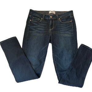 Paige Skyline Skinny Dark Denim Blue Jean. Size 27